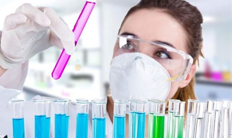 gorputzean parasitoen presentzia aztertzeko