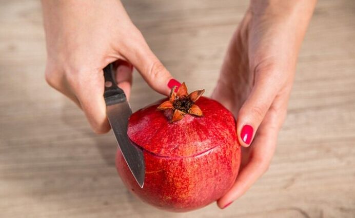 parasitoak gorputzetik kentzeko pomegranate