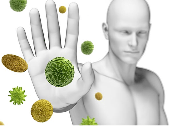 parasitoen ondorioz immunitatea ahuldu